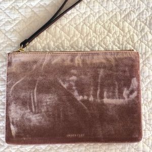 Whistles Velvet Wristlet